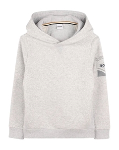 Худи с логотипом, серый Boss kidswear