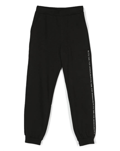 Спортивные брюки со стразами, черный Monnalisa