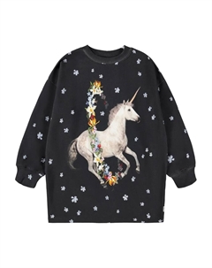 Толстовка с цветочным декором, черный Molo