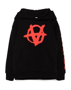 Худи с логотипом, черный Vetements kids