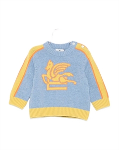 Свитер Пегас-интарсия, синий Etro kids