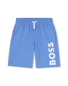 Плавки-шорты с логотипом, синий Boss kidswear