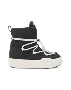 Стеганые сапоги Park Icon на шнуровке, черный Moon boot kids