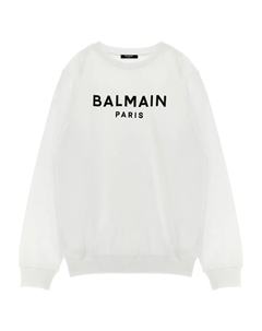 Толстовка с логотипом, белый Balmain kids