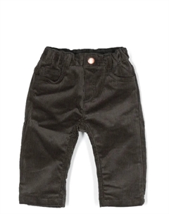 Вельветовые брюки прямого кроя, черный Bonpoint