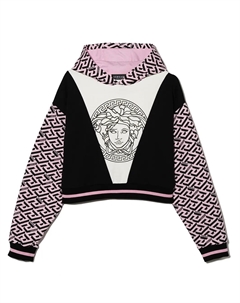 Худи с принтом Medusa, черный Versace kids