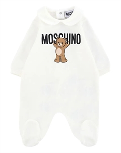 Комбинезон с принтом Teddy Bear, нейтральный Moschino kids