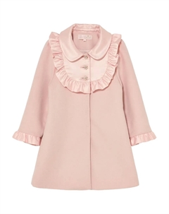 Пальто Lone Ranger с атласным воротником и оборками, розовый Tutu du monde