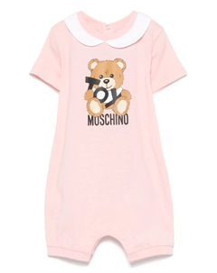 Ромпер с принтом, розовый Moschino kids