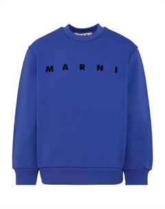 Толстовка с логотипом, синий Marni kids
