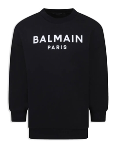 Толстовка с логотипом, черный Balmain kids