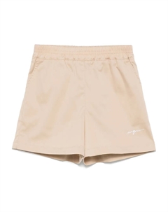 Шорты с вышитым логотипом, нейтральный Msgm kids