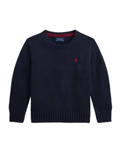 Свитер с круглым вырезом, синий Polo ralph lauren kids