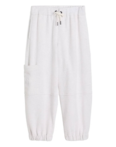 Спортивные брюки с вышитым логотипом, серый Brunello cucinelli kids