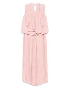 Комплект из топа и брюк со складками, розовый Abel & lula