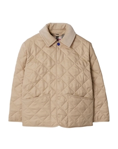 Стеганая куртка, нейтральный Burberry kids