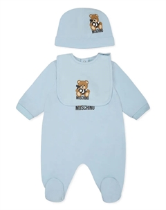 Комплект из комбинезона и игрушки, синий Moschino kids