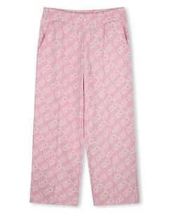 Спортивные брюки с монограммой, розовый Kenzo kids