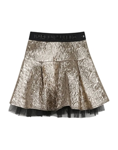 Юбка с жатым эффектом, золотой Karl lagerfeld kids