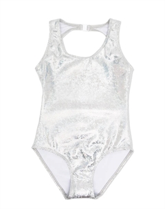 Купальник с эффектом металлик, серебряный Andorine