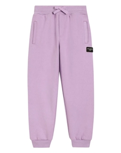 Спортивные брюки с логотипом, фиолетовый Dolce & gabbana kids