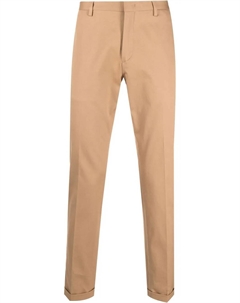 Узкие брюки чинос, нейтральный Paul smith
