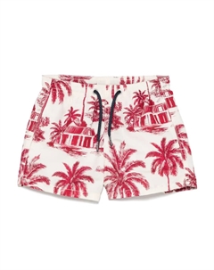 Плавки-шорты из коллаборации с Rick Dick Jean, нейтральный Mc2 saint barth kids