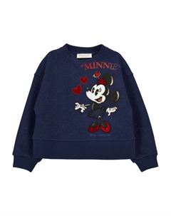 Толстовка Minnie Mouse из коллаборации с Disney, синий Monnalisa