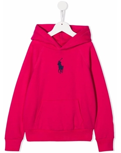 Худи с логотипом, розовый Polo ralph lauren kids