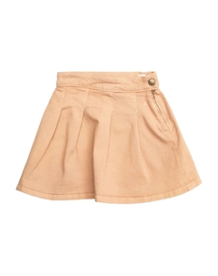 Плиссированная мини-юбка, нейтральный Bonpoint