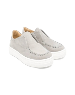 Лоферы с квадратным носком, серый Andrea montelpare