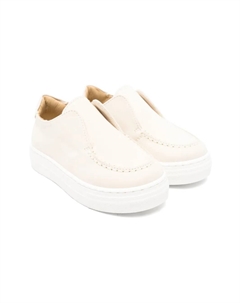 Лоферы с квадратным носком, нейтральный Andrea montelpare