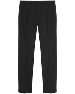 Зауженные брюки чинос с логотипом, черный Versace