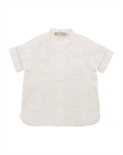 Рубашка с воротником-стойкой, белый La stupenderia