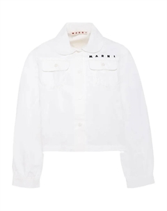 Куртка с воротником Питер Пэн, белый Marni kids