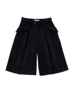 Брюки с плиссированными карманами-клапанами, черный Philosophy di lorenzo serafini kids