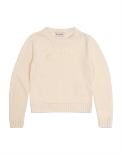 Свитер с логотипом, нейтральный Moncler enfant