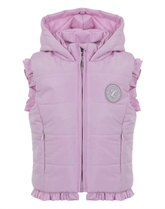 Стеганый жилет с оборками, розовый Lapin house