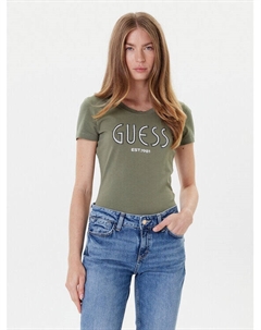 Футболка regular fit W5YI05 J1314, хаки Guess