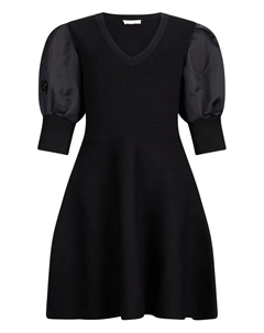 Платье с объемными рукавами, черный Liu jo