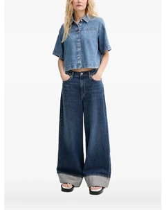 Джинсовая рубашка на пуговицах, синий Rag & bone