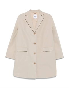 Пальто на пуговицах, нейтральный Aspesi