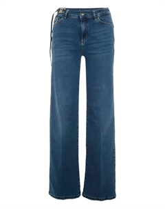 Джинсы с поясом, синий Liu jo