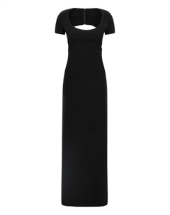 Платье макси с вырезами, черный Dsquared2