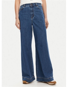 Джинсы wide leg Vega 2525186061, синий Weekend max mara