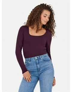 Блузка slim fit Lea 15302647, фиолетовый Only