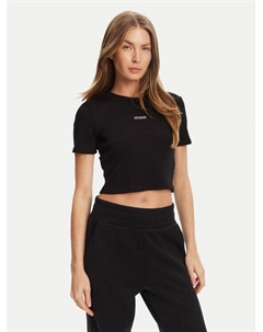 Футболка slim fit V5YP08 K8RT2, чёрный Guess