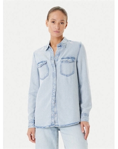 Джинсовая рубашка regular fit W5YH33 D4N61, синий Guess