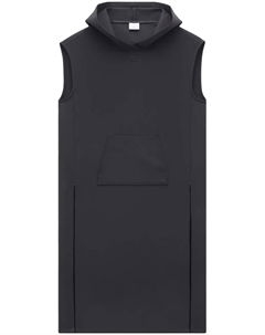 Платье миди Cocoon с капюшоном Courrèges, черный Courreges