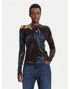 Свитер regular fit Butterfly Lacroix 25WWJF05, чёрный Desigual